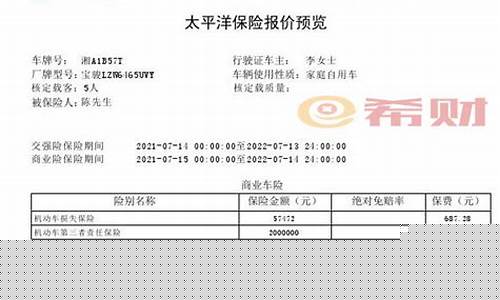 太平洋保险车险报价(太平洋保险车险报价官网查询)_https://www.023hushi.com_注册制创业板_第1张