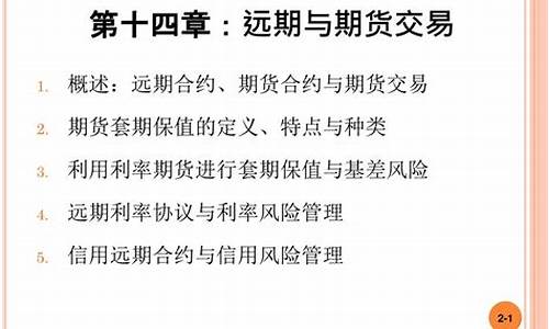 期货合约与期货(期货合约与期货交易)_https://www.023hushi.com_财经新闻_第1张