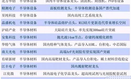 半导体芯片龙头股排名微电子(半导体芯片龙头企业排名)_https://www.023hushi.com_上证申报企业信息_第1张